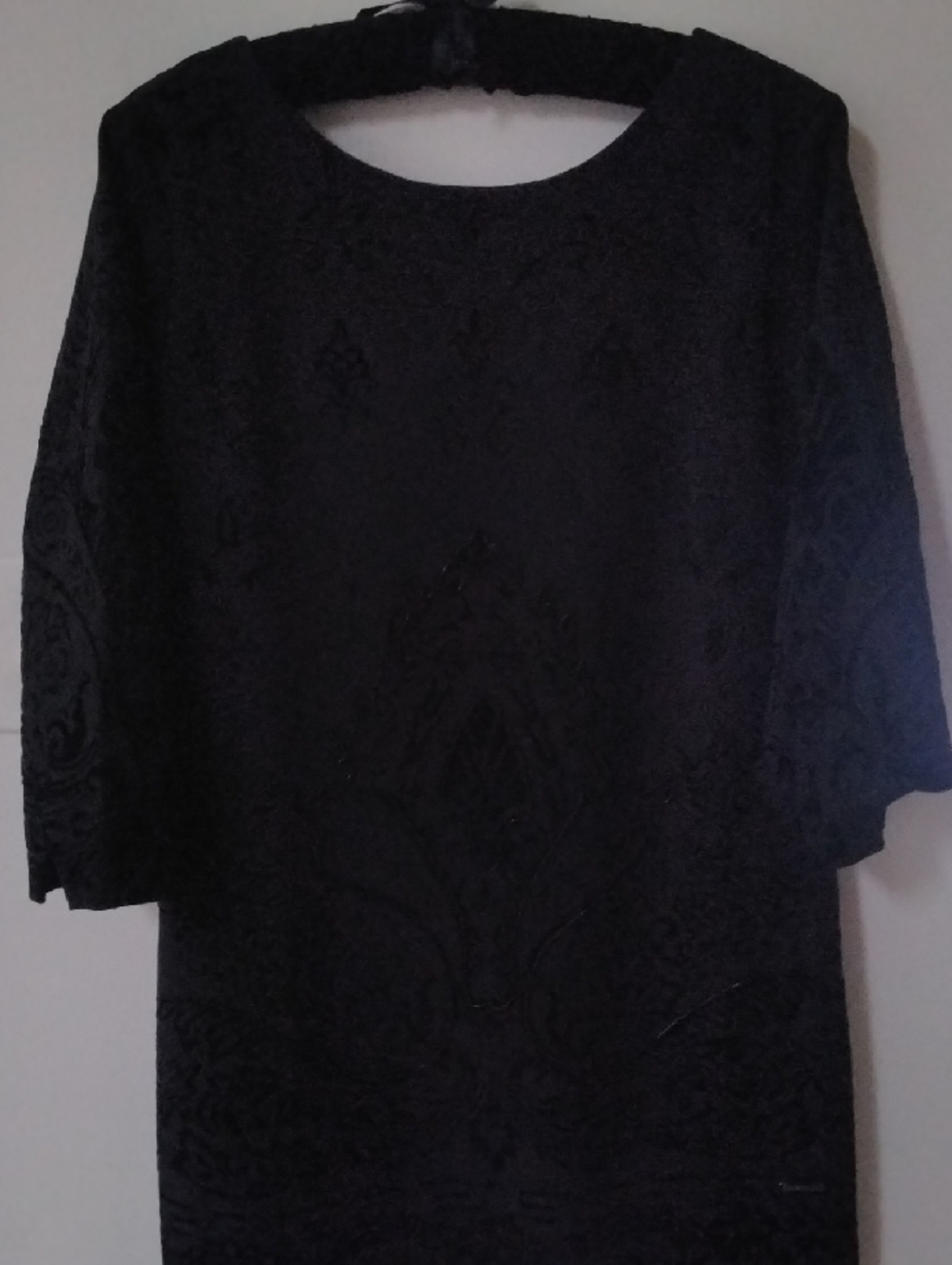 Desigual black length sheath dress